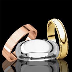 Light Wedding Bands