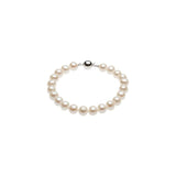 Sterling Silver 8-9 mm Freshwater Cultured Pearl 7.75" Bracelet