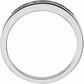14K White Gold 1/4 CTW Square Diamond Anniversary Band