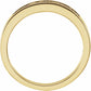 14K Yellow Gold 1/4 CTW Square Diamond Anniversary Band