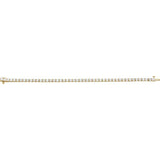 18K Yellow Gold 7 CTW Natural Diamond Line 7 1/4" Bracelet