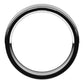 10K White Gold Milgrain Concave with Edge Wedding Band, 5 mm Wide