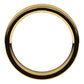 10K Yellow Gold Milgrain Concave with Edge Wedding Band, 5 mm Wide