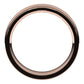 10K Rose Gold Milgrain Concave with Edge Wedding Band, 5 mm Wide