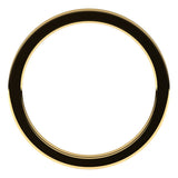 14K Yellow Gold Flat Comfort Fit Wedding Band, 1 mm Wide