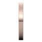 10K Rose Gold Flat Comfort Fit Wedding Band, 2.5 mm Wide