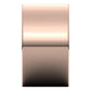 18K Rose Gold Flat Comfort Fit Wedding Band, 12 mm Wide