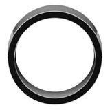 Sterling Silver Flat Comfort Fit Wedding Band, 10 mm Wide