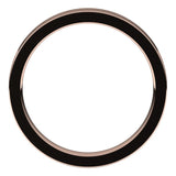14K Rose Gold Flat Comfort Fit Wedding Band, 3 mm Wide
