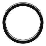 Sterling Silver Flat Comfort Fit Wedding Band, 4 mm Wide