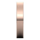 14K Rose Gold Flat Comfort Fit Wedding Band, 4 mm Wide