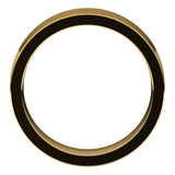 10K Yellow Gold Flat Comfort Fit Wedding Band, 6 mm Wide