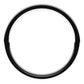 18K White Gold Flat Comfort Fit Light Wedding Band, 1 mm Wide