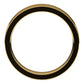 18K Yellow Gold Flat Comfort Fit Wedding Band, 5 mm Wide