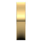 10K Yellow Gold Flat Comfort Fit Wedding Band, 5 mm Wide