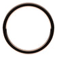 10K Rose Gold Flat Comfort Fit Light Wedding Band, 2 mm Wide