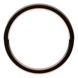18K Rose Gold Flat Comfort Fit Light Wedding Band, 2 mm Wide