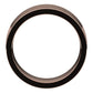 10K Rose Gold Flat Comfort Fit Wedding Band, 8 mm Wide