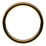 18K Yellow Gold Flat Comfort Fit Light Wedding Band, 5 mm Wide