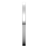 Platinum Flat Ultra-Light Wedding Band, 1.5 mm Wide