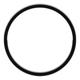 18K White Gold Flat Ultra-Light Wedding Band, 1 mm Wide