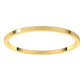 10K Yellow Gold Flat Ultra-Light Wedding Band, 1 mm Wide