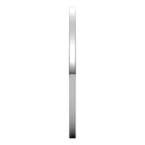 18K White Gold Flat Ultra-Light Wedding Band, 1 mm Wide