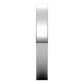 18K White Gold Flat Ultra-Light Wedding Band, 3 mm Wide