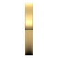 18K Yellow Gold Flat Ultra-Light Wedding Band, 3 mm Wide
