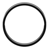 Sterling Silver Flat Ultra-Light Wedding Band, 4 mm Wide