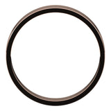 10K Rose Gold Flat Ultra-Light Wedding Band, 4 mm Wide
