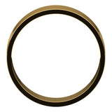14K Yellow Gold Flat Ultra-Light Wedding Band, 6 mm Wide