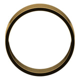 14K Yellow Gold Flat Ultra-Light Wedding Band, 8 mm Wide
