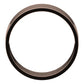 10K Rose Gold Flat Ultra-Light Wedding Band, 8 mm Wide