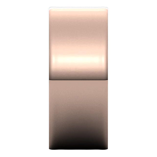 10K Rose Gold Flat Ultra-Light Wedding Band, 8 mm Wide