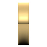 10K Yellow Gold Flat Ultra-Light Wedding Band, 5 mm Wide