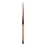 18K Rose Gold Half Round Wedding Band, 1 mm Wide