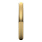 18K Yellow Gold Half Round Wedding Band, 2.5 mm Wide
