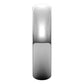 Platinum Half Round Wedding Band, 5 mm Wide