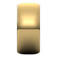 14K Yellow Gold Half Round Wedding Band, 9 mm Wide