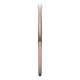 14K Rose Gold Half Round Light Wedding Band, 1 mm Wide