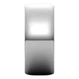Sterling Silver Half Round Light Wedding Band, 8 mm Wide