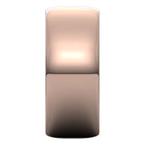 10K Rose Gold Half Round Light Wedding Band, 8 mm Wide
