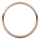 14K Rose Gold Half Round Ultra-Light Wedding Band, 2 mm Wide