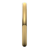 10K Yellow Gold Half Round Ultra-Light Wedding Band, 2 mm Wide