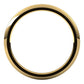 14K Yellow Gold Domed Comfort Fit Wedding Band, 1.5 mm Wide