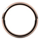 10K Rose Gold Domed Comfort Fit Wedding Band, 1.5 mm Wide