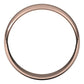 14K Rose Gold Half Round Ultra-Light Wedding Band, 6 mm Wide