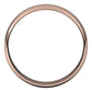 14K Rose Gold Half Round Ultra-Light Wedding Band, 5 mm Wide