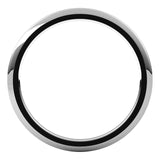 Palladium Domed Comfort Fit Wedding Band, 1 mm Wide